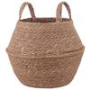 vidaXL Kasviruukku kahvoilla Luonnollinen &Oslash; 32 x 32 cm 100% Merihein&auml;