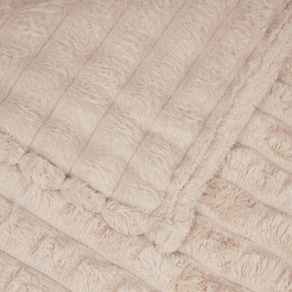 vidaXL Heittoviltti Beige 150 x 130 cm Fleese