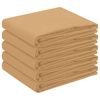 vidaXL P&ouml;yd&auml;n Liina 5 kpl Suorakaide Beige 140 x 140 cm Polyesteri