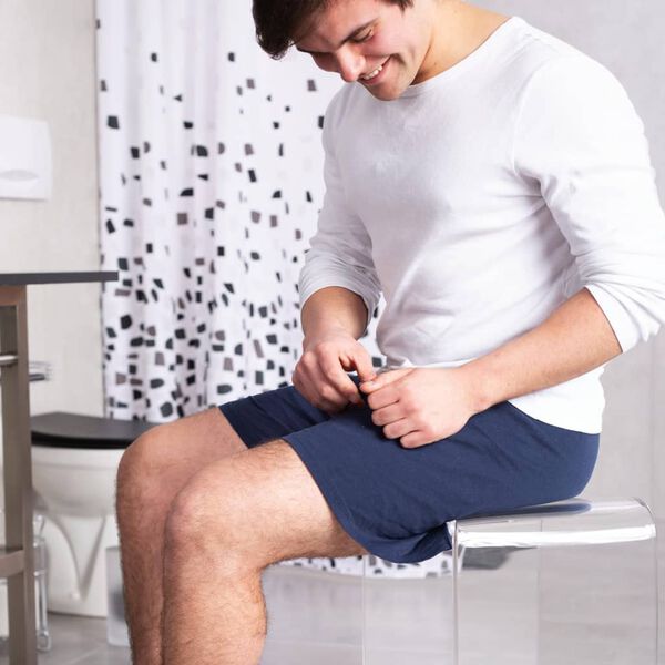 RIDDER Kylpyhuoneen jakkara Trendy l&auml;pin&auml;kyv&auml;