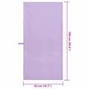 vidaXL Urheilupyyhkeet 2 pcs Violetti 100 x 50 cm