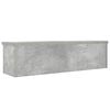 vidaXL Keitti&ouml;telineet Pinottavat 2 kpl Betoninharmaa 50x15x16 cm