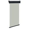 vidaXL Parvekkeen sivumarkiisi 105x250 cm harmaa