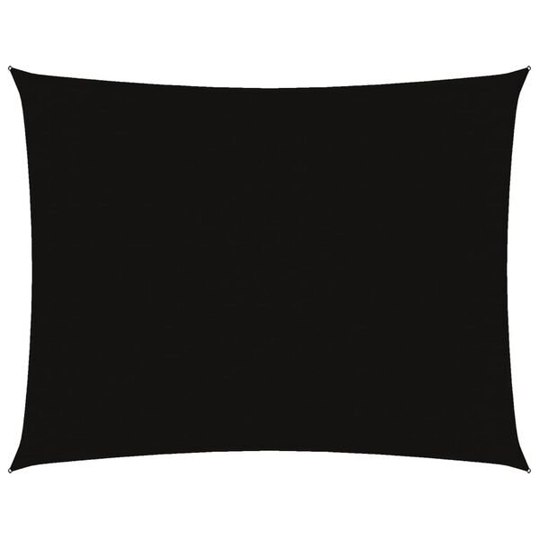 vidaXL Aurinkopurje Oxford-kangas suorakaide 3x6 m musta