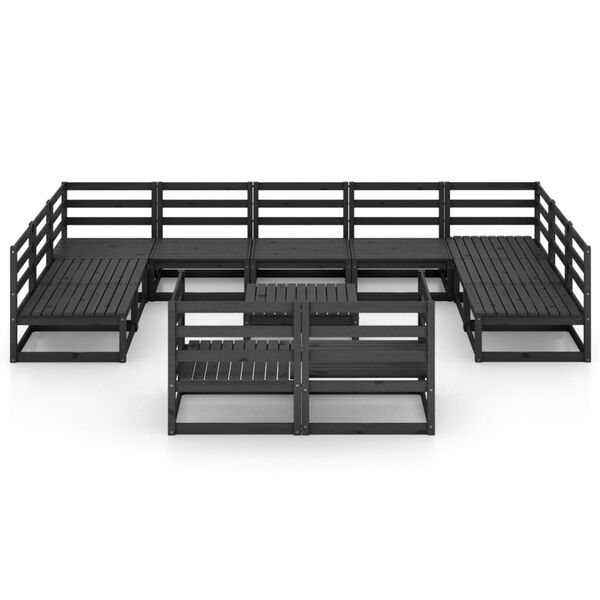 vidaXL 12-osainen Puutarhasohvasarja t&auml;ysi m&auml;nty