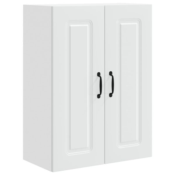 vidaXL Keitti&ouml;kaappi Kalmar Valkoinen 60 x 31 x 80 cm Tekninen puu