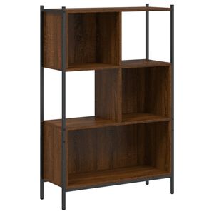 vidaXL Kirjahylly ruskea tammi 72x28x109 cm tekninen puu