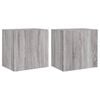 vidaXL TV-sein&auml;kaapit 2 kpl harmaa Sonoma 40,5x30x40 cm tekninen puu