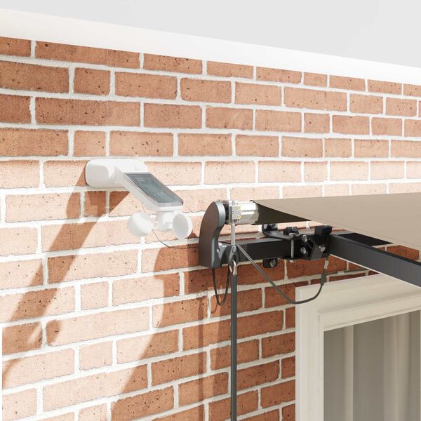 vidaXL Aurinkovarjon kangas mukana Beige 350 x 250 cm Polyesteri