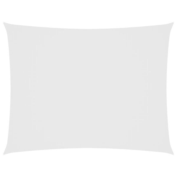 vidaXL Aurinkopurje Oxford-kangas suorakaide 3x4 m valkoinen