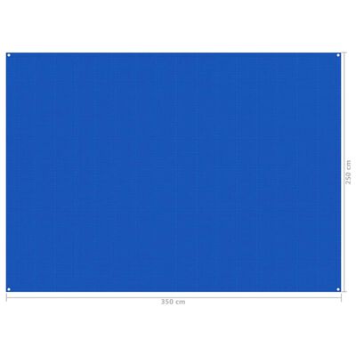 vidaXL Telttamatto 250x350 cm sininen