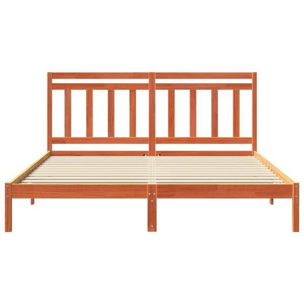 vidaXL S&auml;ngyn runko p&auml;&auml;tyll&auml; Vaha ruskea 205,5 x 185,5 x 100 cm