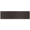 vidaXL Matto suorakaide tummanruskea 80x300 cm bambu