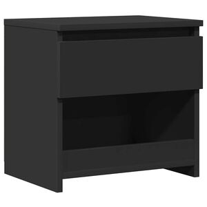 vidaXL Y&ouml;p&ouml;yt&auml; musta 40x30x39 cm tekninen puu