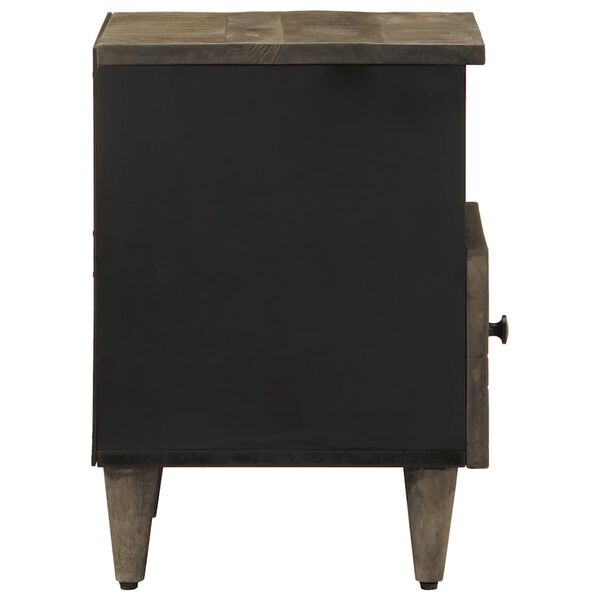 vidaXL yökaappi vaaleanharmaa 40x33x46 cm massiivipuu mango