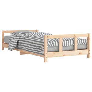 vidaXL Lasten s&auml;ngynrunko 90x200 cm t&auml;ysi m&auml;nty