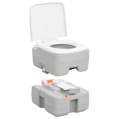 vidaXL Kannettava retkeily-WC ja käsinpesuallassarja