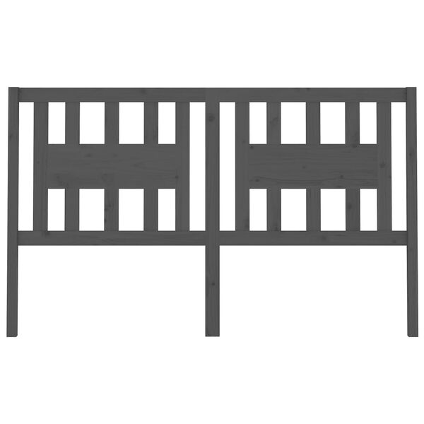 vidaXL S&auml;ngynp&auml;&auml;ty harmaa 166x4x100 cm t&auml;ysi m&auml;nty