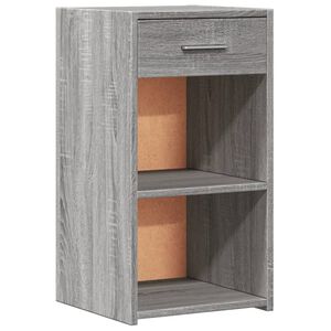 vidaXL Y&ouml;p&ouml;yt&auml; harmaa Sonoma 35x34x65 cm tekninen puu