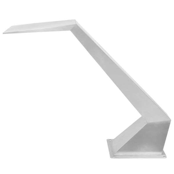 vidaXL Uima-altaan suihkulähde Ruostumaton teräs 64x30x52 cm Hopea