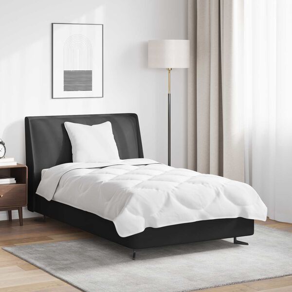 vidaXL Peittosarja tyynyllä 2 pcs Valkoinen Mikrokuitu