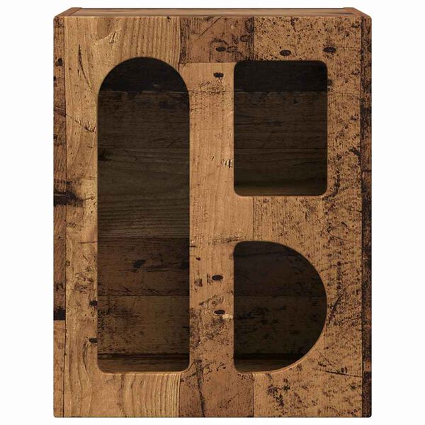 vidaXL Y&ouml;p&ouml;yt&auml; Vanha puu 40 x 35 x 50 cm Tekninen puu