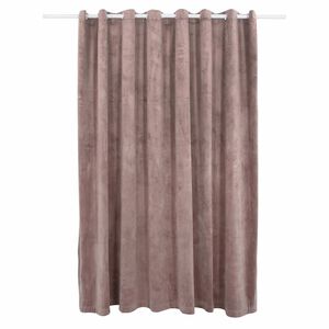 vidaXL Pimennysverho metallirenkailla sametti pinkki 290x245 cm