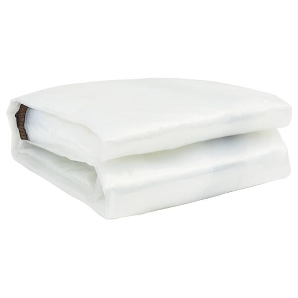 vidaXL kirkas suojapeite silmukoilla 6x6 m polyeteeni