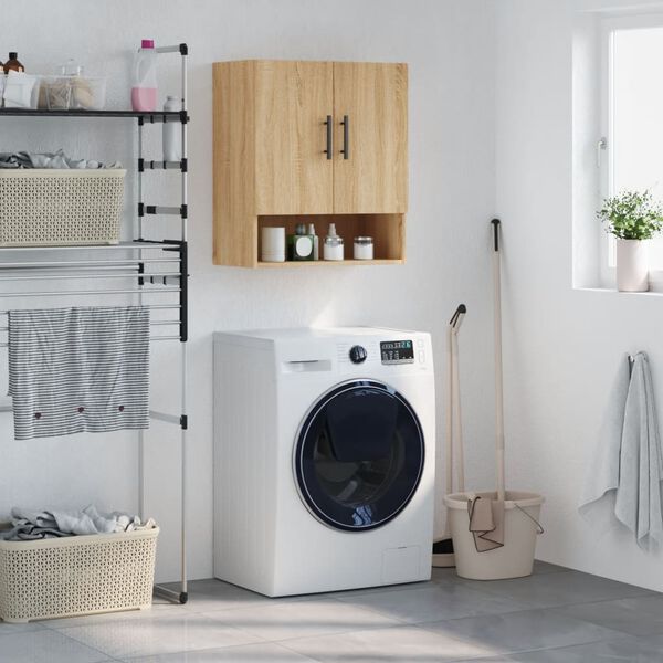 vidaXL Seinäkaappi Sonoma-tammi 60x31x70 cm tekninen puu