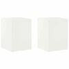 vidaXL Kasviteline 2 pcs valkoinen 30 x 30 x 40 cm Ter&auml;s