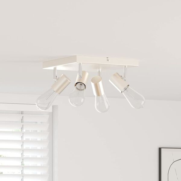 vidaXL Kattospotti Harjattu Nikkeli 26.5 x 26 x 11.5 cm Teräs