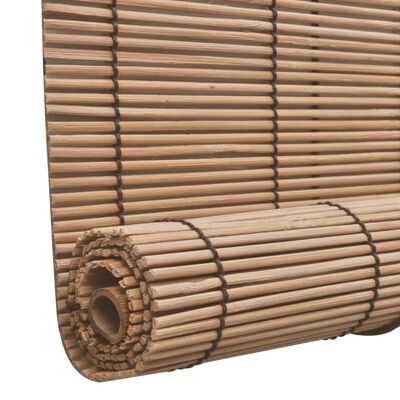 vidaXL Rullaverho bambu 80x220 cm ruskea