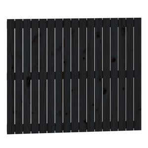 vidaXL S&auml;ngynp&auml;&auml;ty sein&auml;lle musta 108x3x90 cm t&auml;ysi m&auml;nty