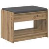 vidaXL Halli penkki Artisan Tammi 63 x 38 x 45 cm