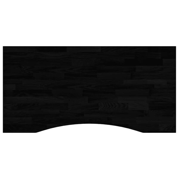 vidaXL P&ouml;yt&auml;taso Tummanruskea Massiivipuu Tammi Suorakulmainen