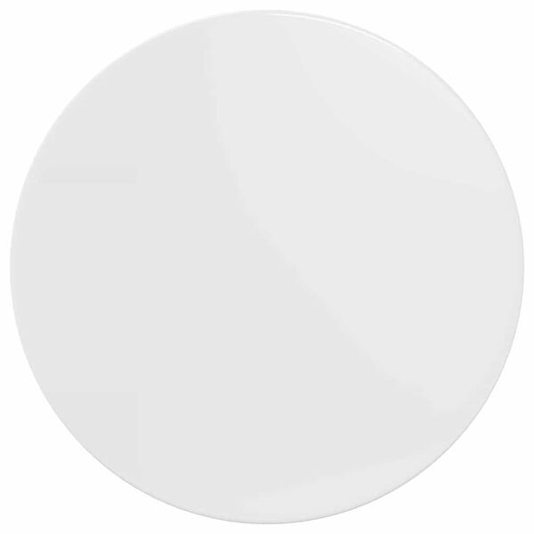 vidaXL Pöytälevy Korkeakiilto valkoinen 70 x 70 x 1,5 cm Tekninen puu