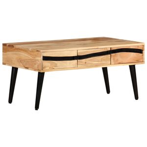 vidaXL Sohvap&ouml;yt&auml; 88x50x42 cm t&auml;ysi akaasiapuu