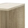 vidaXL Sein&auml;kulmahylly Sonoma-tammi 36,5x36,5x140 cm tekninen puu