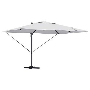 vidaXL Aurinkovarjo Hiekka 351 x 250 x 253 cm Polyesteri ja alumiini