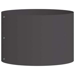 vidaXL Ruukkurenka Musta 30 x 30 x 20 cm Kylm&auml;valssattu ter&auml;s