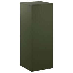 vidaXL Kasviteline Oliivinvihre&auml; 30 x 30 x 80 cm S&auml;&auml;nkest&auml;v&auml; ter&auml;s
