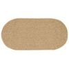 vidaXL Matto ZIZUR Ruskea 200 x 100 cm Polypropeeni