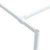 vidaXL Walk-in suihkusein&auml;ke valkoinen 115x195 cm kirkas ESG-lasi