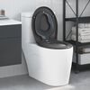 vidaXL Nopeasti irrotettava wc-istuin Antrasiitti 44.5 x 37.3 x 4.3 cm