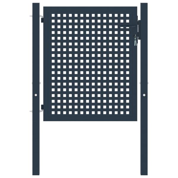 vidaXL Aitaportti antrasiitti 102x100 cm ter&auml;s