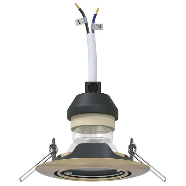 vidaXL Kohdevalo 6 pcs Messinki 9 x 9 x 2.5 cm Metalli