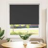 vidaXL Rullaverho Blackout Musta 110x150 cm Kankaan leveys 105,7 cm