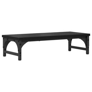 vidaXL N&auml;ytt&ouml;teline Musta tammi 55 x 23 x 14 cm Tekninen puu