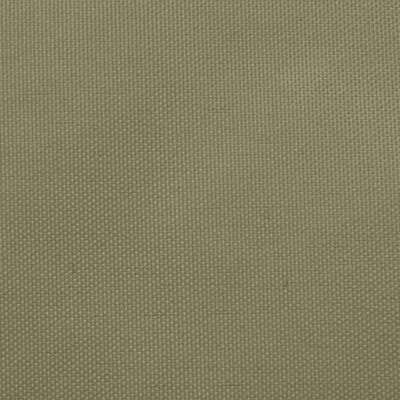 vidaXL Aurinkopurje Oxford-kangas puolisuunnikas 3/4x3 m beige