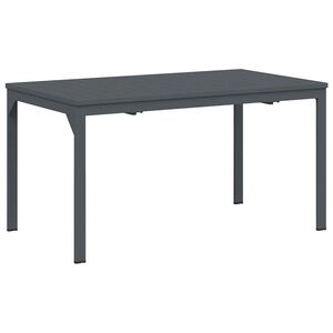 vidaXL Terassip&ouml;yt&auml; Antrasiitti 180 x 80 x 74 cm Jauhemaalattu Ter&auml;s